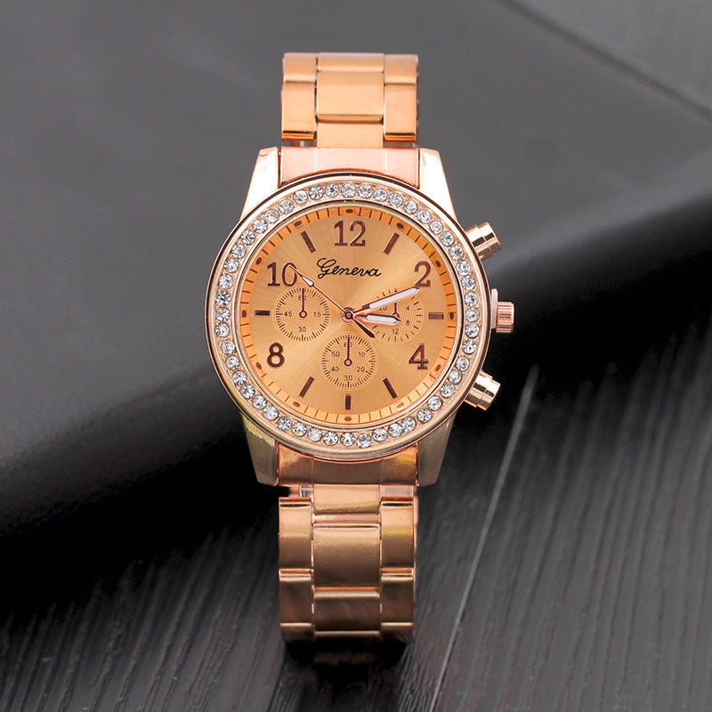 ETERNALS Stone-Detail Quartz Watch for Women — Gold — product image 09