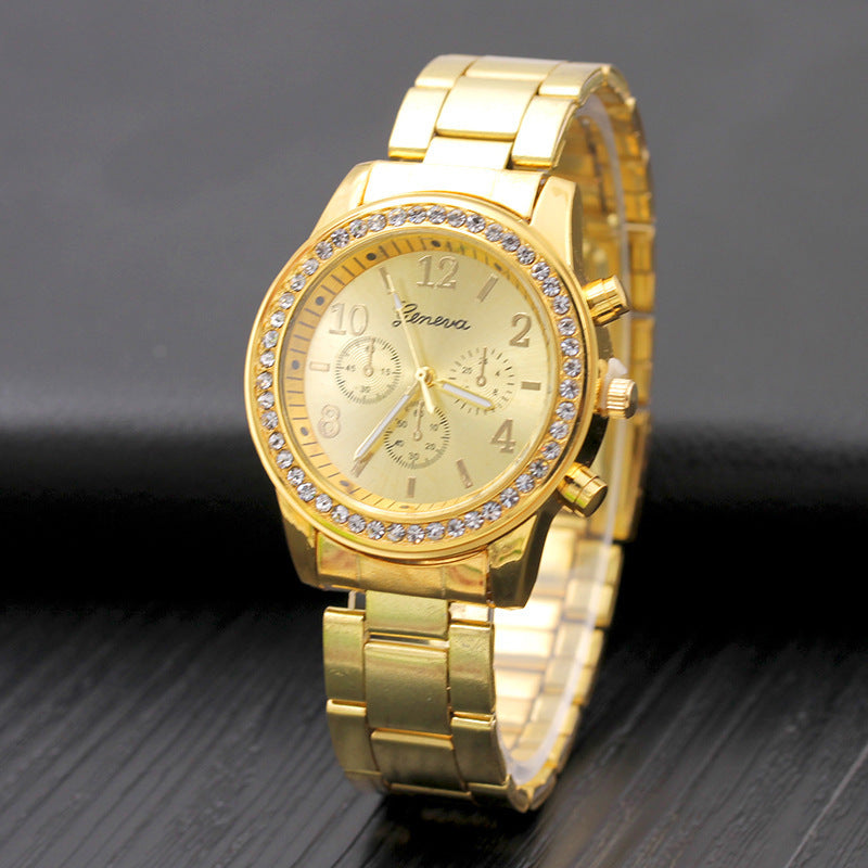 ETERNALS Stone-Detail Quartz Watch for Women — Gold — product image 11
