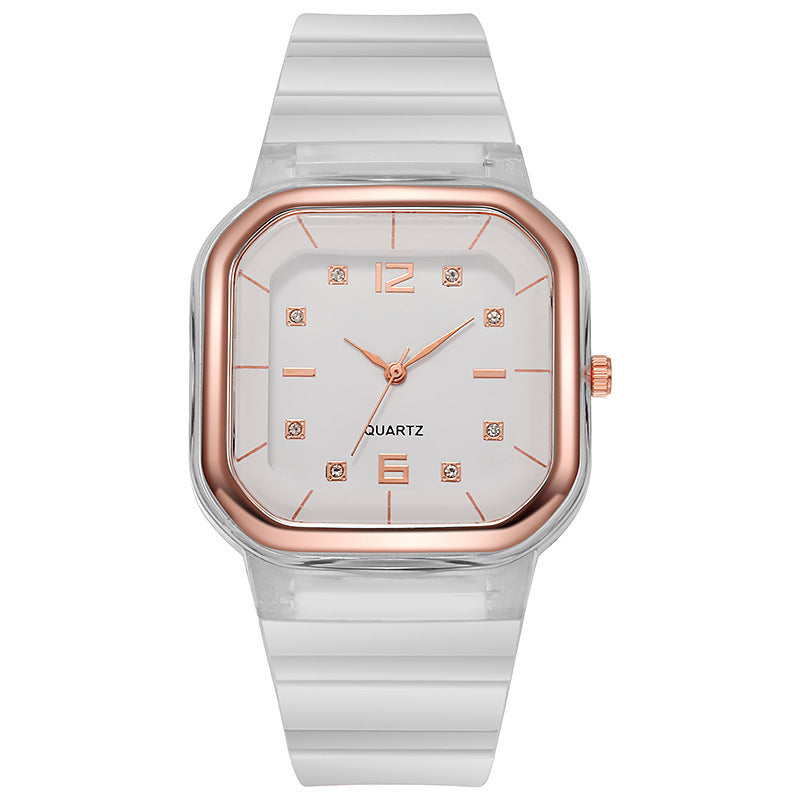 ETERNALS Stone-Detail Quartz Watch for Women — White — product image 09
