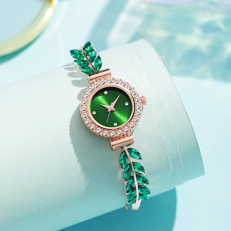ETERNALS Stone-Detail Quartz Watch for Women — White — product image 11
