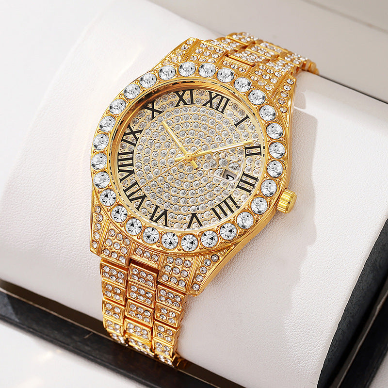 ETERNALS Stone-Detail Quartz Watch for Women — Gold — product image 03