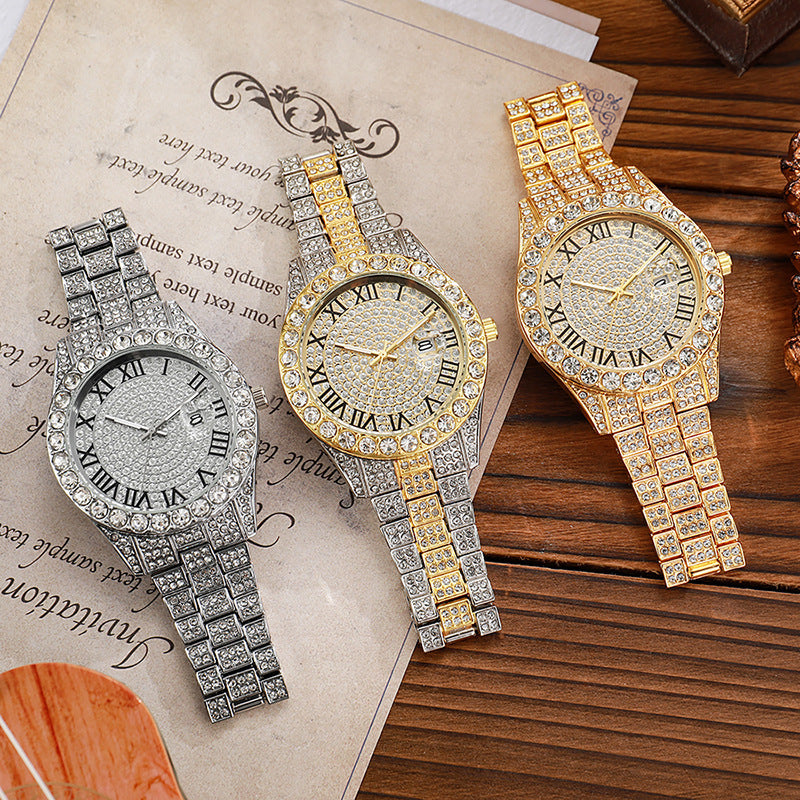 ETERNALS Stone-Detail Quartz Watch for Women — Gold — product image 06