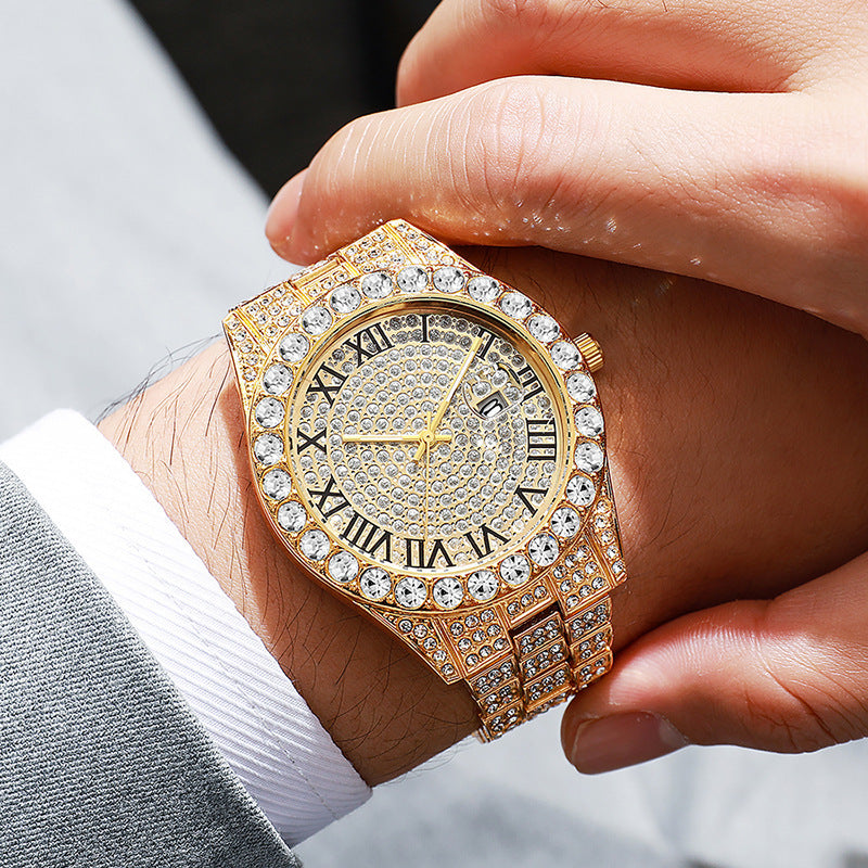 ETERNALS Stone-Detail Quartz Watch for Women — Gold — product image 12
