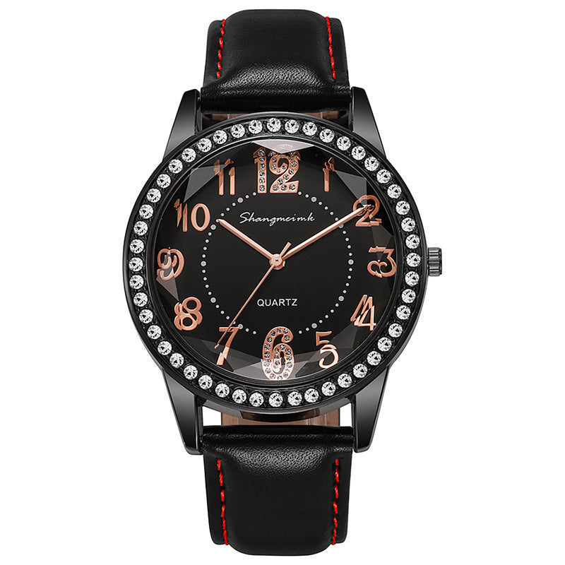 ETERNALS Stone-Detail Quartz Watch for Women — White — product image 11