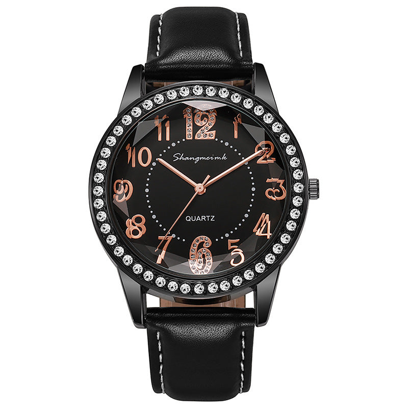 ETERNALS Stone-Detail Quartz Watch for Women — White — product image 12