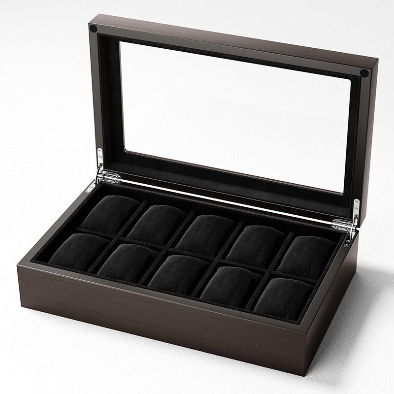 ETERNALS Watch Storage Box — 10 Slots — Black Finish — product image 01