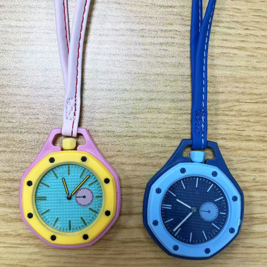 Colour-Block Octagonal Pendant Quartz Watch, alternate product view 3