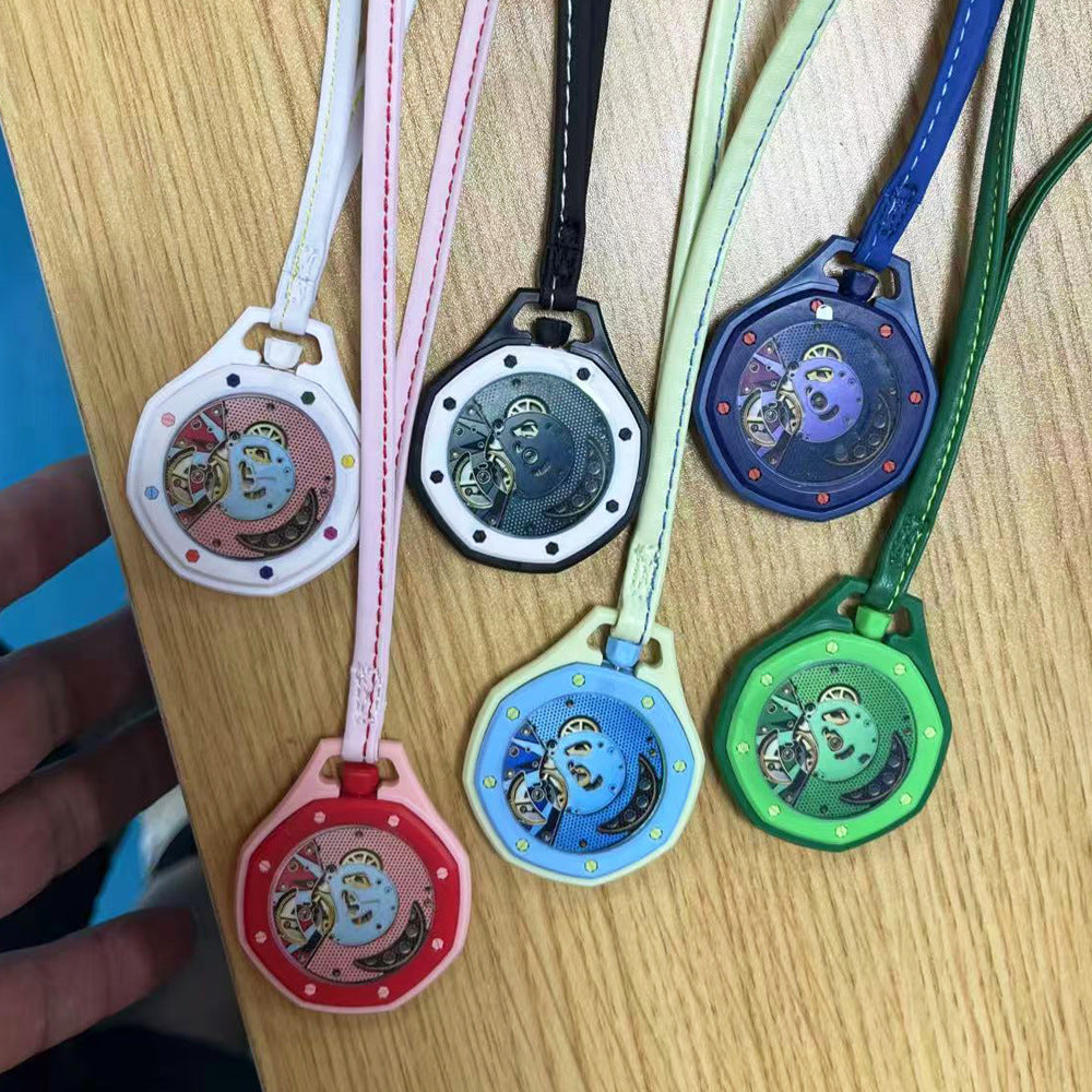 Colour-Block Octagonal Pendant Quartz Watch, alternate product view 5