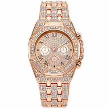 Women’s open-link Roman-numeral quartz watch — premium product view 12