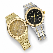 Men’s octagonal-bezel calendar quartz watch — regenerated premium view 4