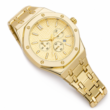 Men’s octagonal-bezel calendar quartz watch — regenerated premium view 6