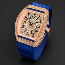 Men’s oversized-numeral tonneau quartz watch — regenerated premium view 6