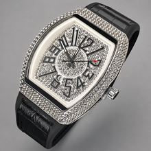 Men’s oversized-numeral tonneau quartz watch — regenerated premium view 8