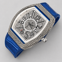 Men’s oversized-numeral tonneau quartz watch — regenerated premium view 10