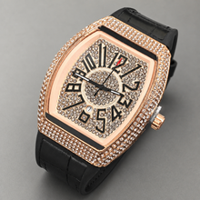 Men’s oversized-numeral tonneau quartz watch — regenerated premium view 12