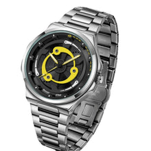 Men’s Red Ring-Spoke Wheel-Dial Quartz Watch — product photo 10