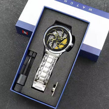 Men’s Yellow Brake-Disc Wheel-Dial Quartz Watch — product photo 06