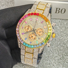 Men’s Rainbow-Bezel Quartz Watch — product photo 09