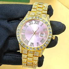 Men’s Pink Roman Numeral Quartz Watch — product photo 11