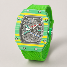 Men’s Gear-Motif Barrel Quartz Watch — product photo 03