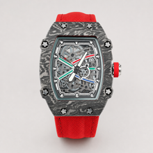 Men’s Gear-Motif Barrel Quartz Watch — product photo 08