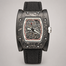 Men’s Gear-Motif Barrel Quartz Watch — product photo 09