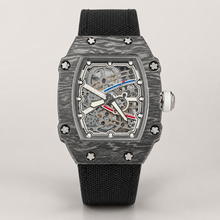 Men’s Gear-Motif Barrel Quartz Watch — product photo 11