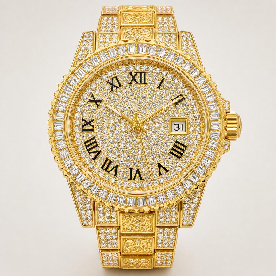 Ornate Roman-Index Quartz Watch — product photo 01