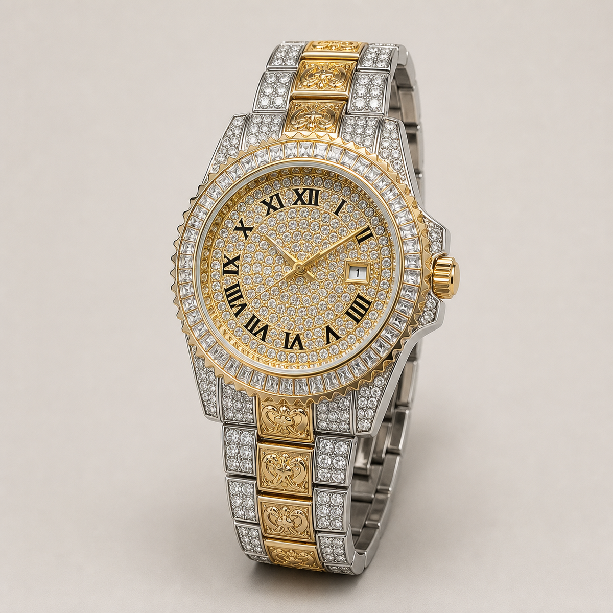Ornate Roman-Index Quartz Watch — product photo 05