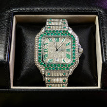 Men’s Roman Cushion Quartz Watch with Colour Halo — product photo 05