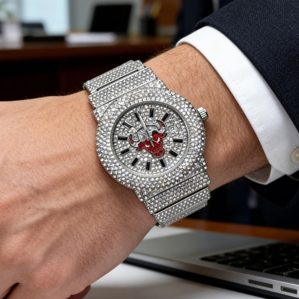 Round Central-Motif Watch — product photo 02