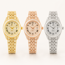 Roman Accent-Bezel Calendar Quartz Watch for Everyone — product photo 11