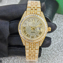 Roman Accent-Bezel Calendar Quartz Watch for Everyone — product photo 02