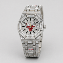 Men’s Screw-Accent Central-Motif Calendar Watch — Silver, product photo 07