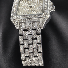 Premium regenerated product view 007 — linear-grid square watch