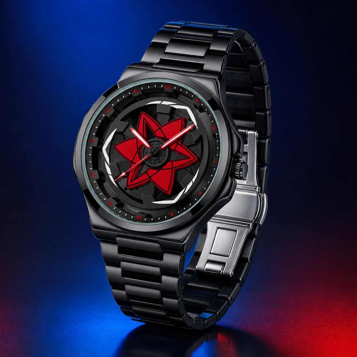 Premium regenerated product view 002 — layered star-motif watch