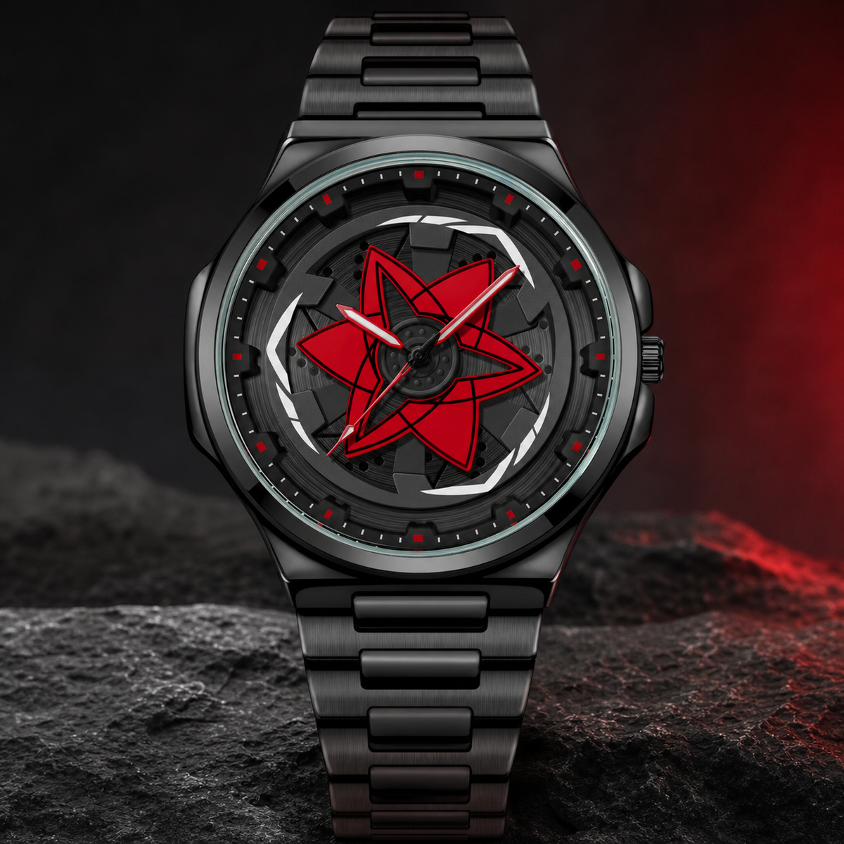 Premium regenerated product view 005 — layered star-motif watch