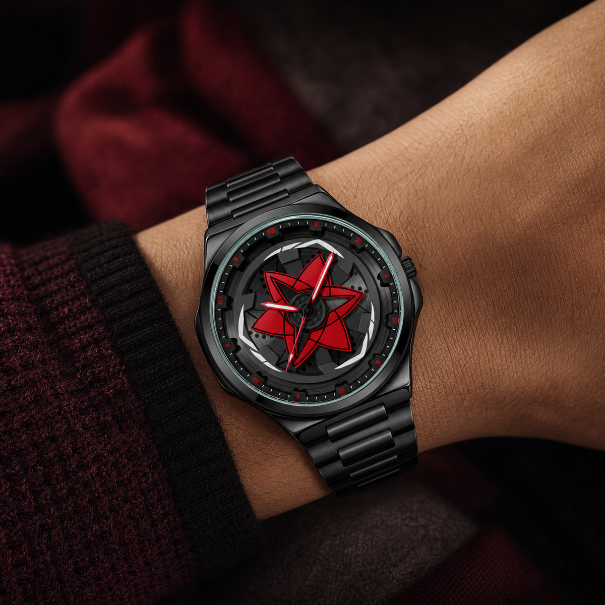Premium regenerated product view 009 — layered star-motif watch