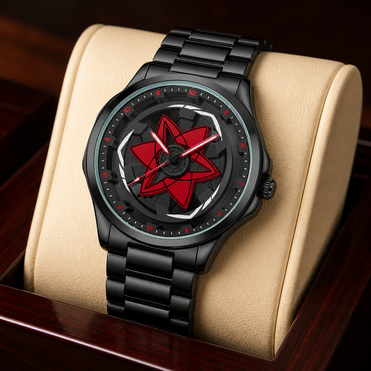 Premium regenerated product view 010 — layered star-motif watch