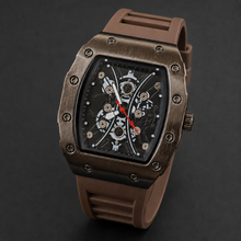 Premium regenerated product view 002 — gear-motif tonneau watch