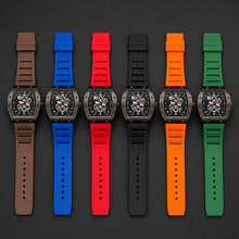 Premium regenerated product view 003 — gear-motif tonneau watch