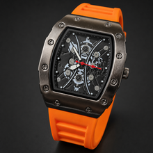 Premium regenerated product view 006 — gear-motif tonneau watch