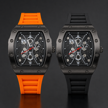 Premium regenerated product view 008 — gear-motif tonneau watch
