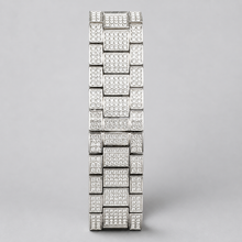 Premium regenerated product view 004 — pink Roman-index high-shine watch