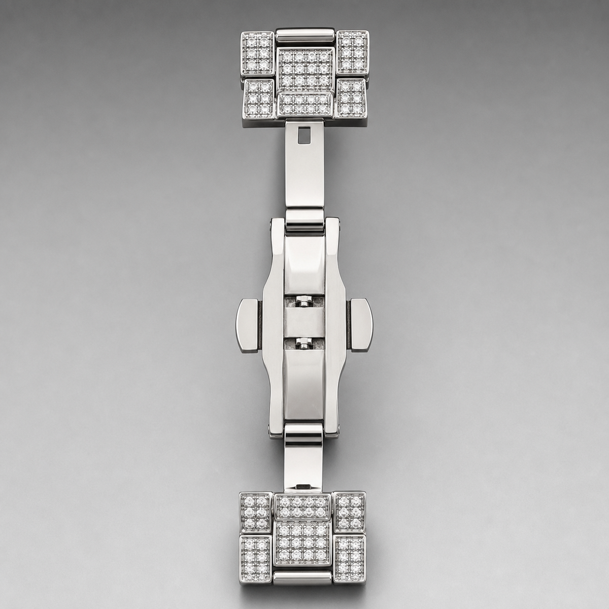 Premium regenerated product view 005 — pink Roman-index high-shine watch