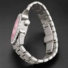 Premium regenerated product view 008 — pink Roman-index high-shine watch