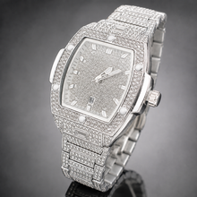 Premium regenerated product view 003 — angular tonneau high-shine watch