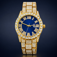 Premium regenerated product view 003 — blue Roman-index high-shine watch