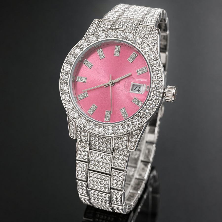 Premium regenerated product view 002 — starry-effect high-shine watch