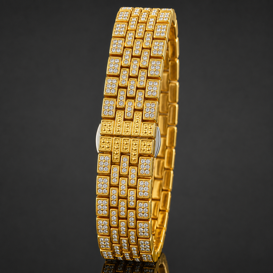 Premium regenerated product view 003 — starry-effect high-shine watch